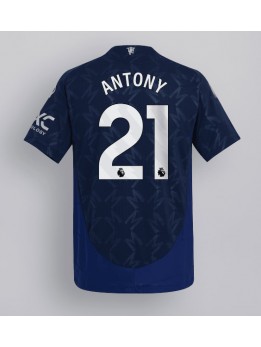 Manchester United Antony #21 Auswärtstrikot 2024-25 Kurzarm